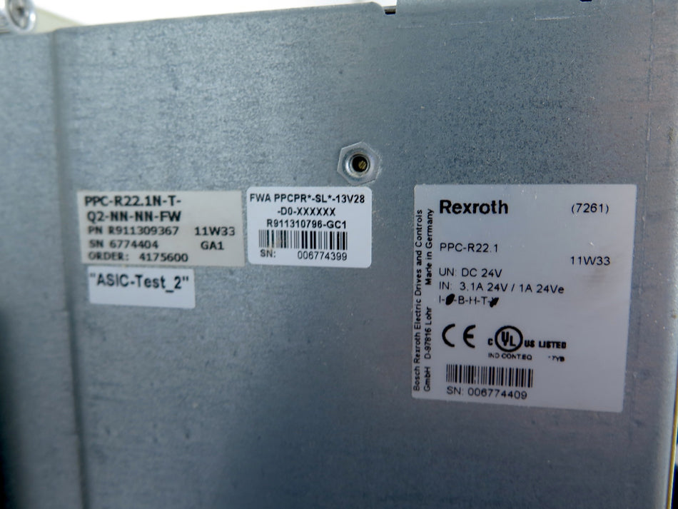 Bosch Rexroth PPC-R22.1 Servo Drive & Base