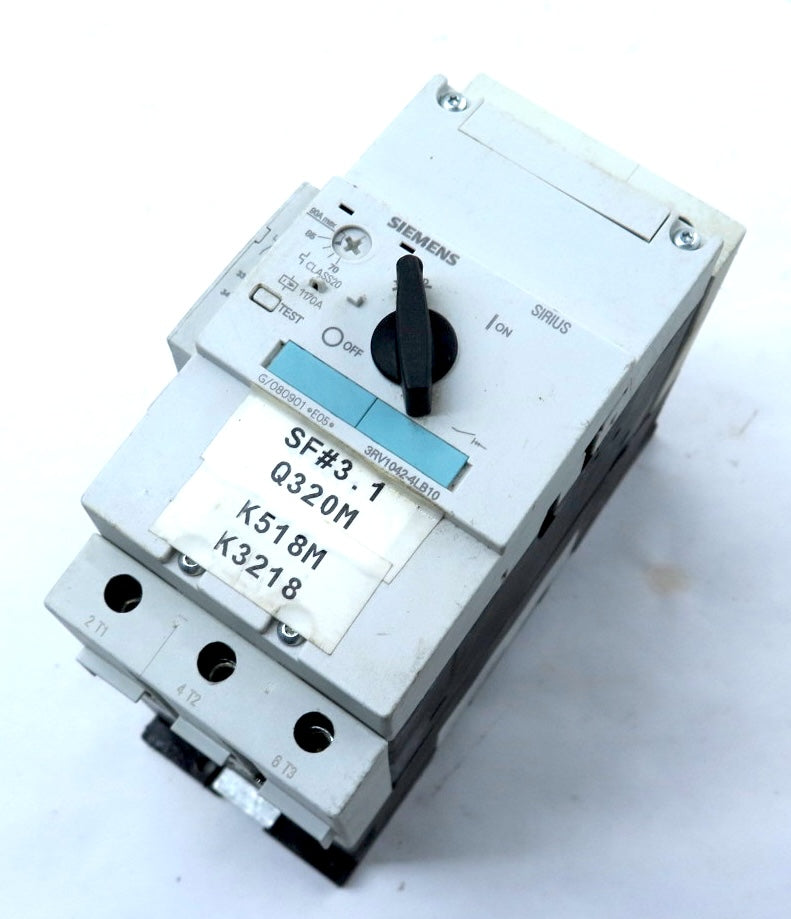 Siemens 3RV1042-4LB10 Motor Starter Circuit Breaker Contactor, 90A max