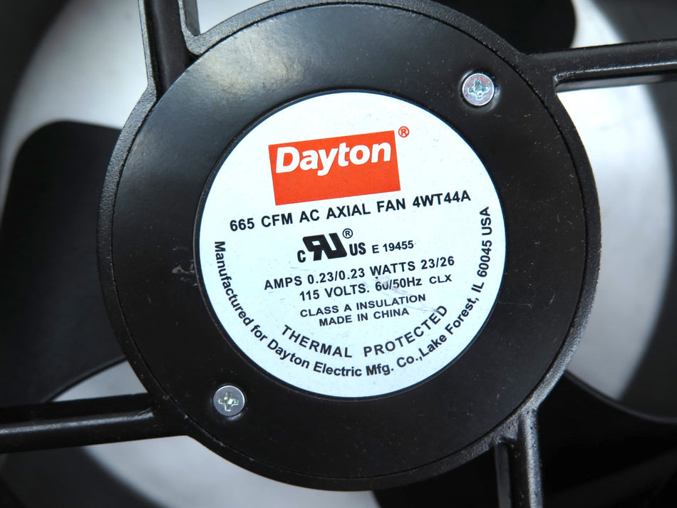 Dayton 665 CFM AC AXIAL Fan 4WT44A 115Vac 0.23W