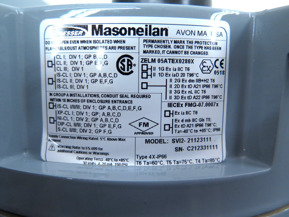 GE Masoneilan SVI2AP-21123111 Valve Positioner IN ORIGINAL MATCHING BOX