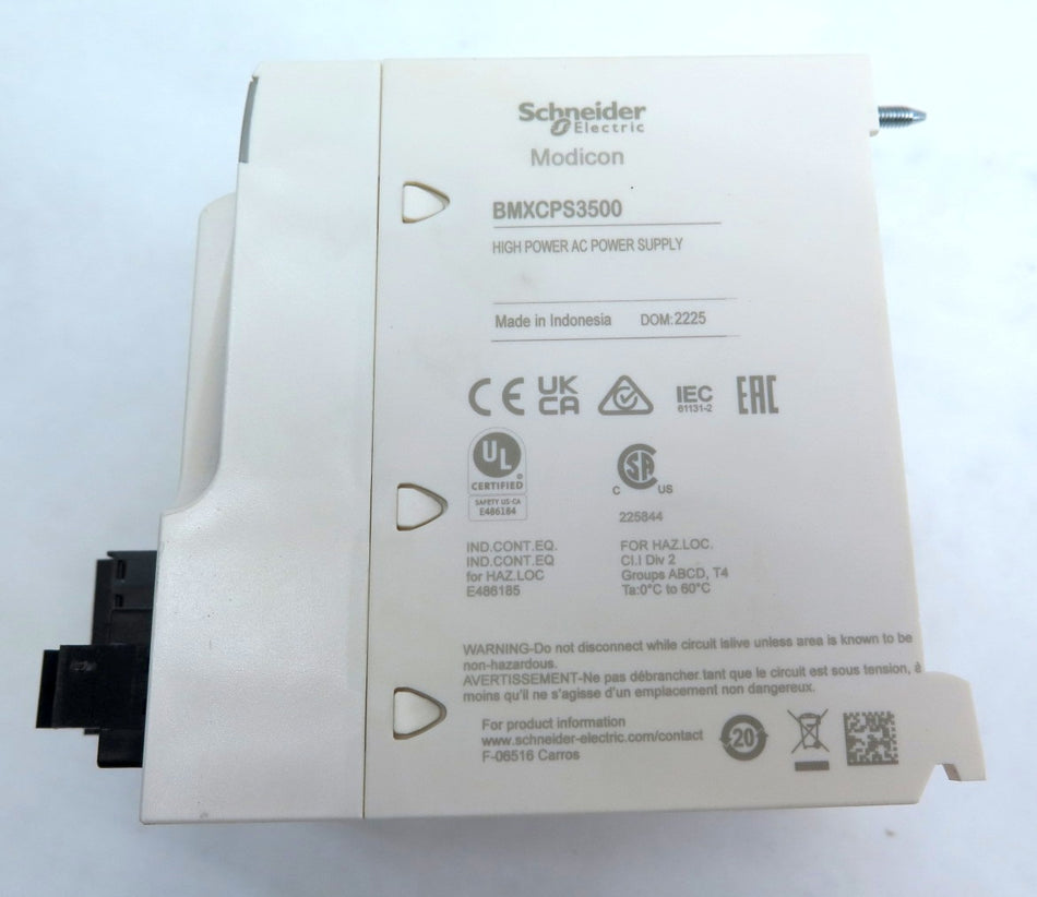 Schneider BMXCPS3500 High Power Power Supply Module PLC