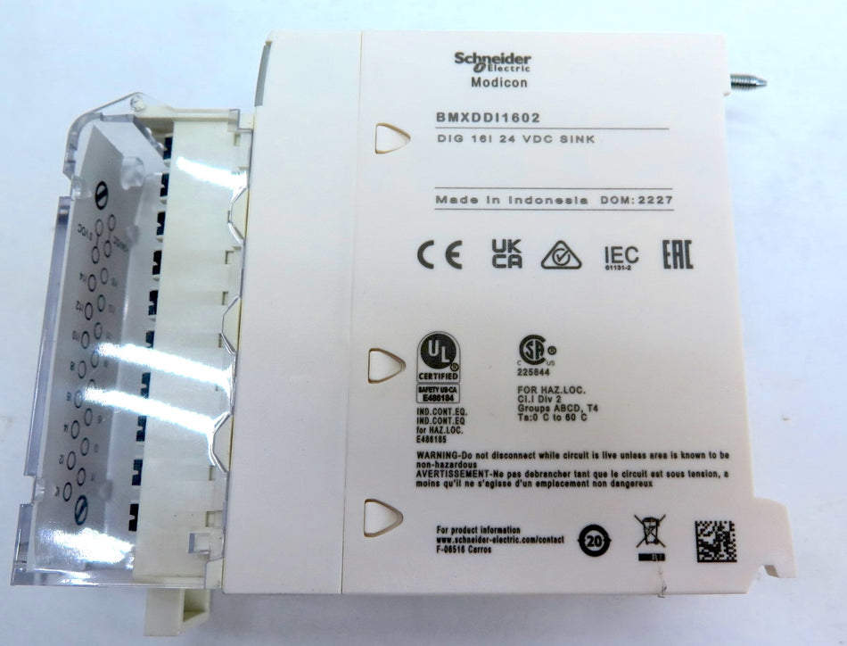 Schneider BMXDDI1602 Input Module PLC