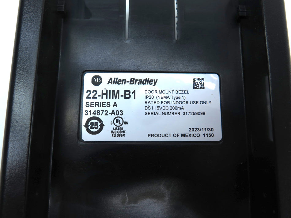 Allen-Bradley 22-HIM-B1 HMI Door Bezel