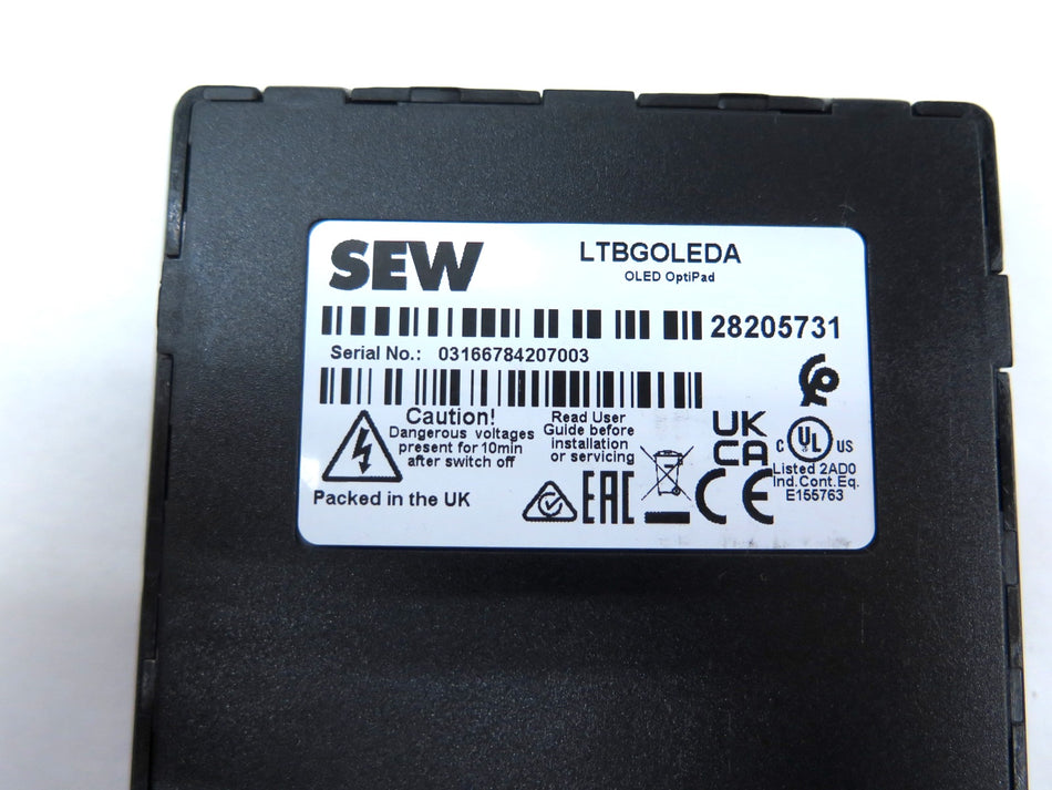 SEW-Eurodrive 28205731 / LTBGOLEDA Full-Text OLED Screen Control HMI