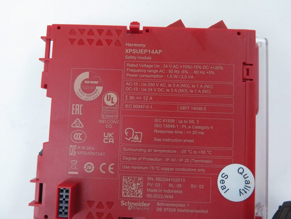 Schneider XPSUEP14AP Safety Module Expansion MISSING CONNECTOR*