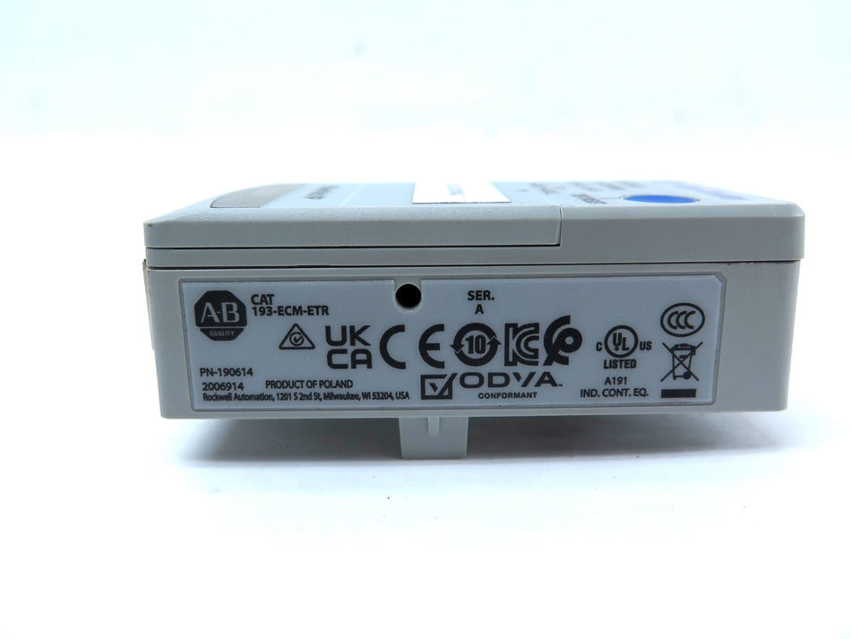 Allen-Bradley 193-ECM-ETR EtherNet/IP Communication Module