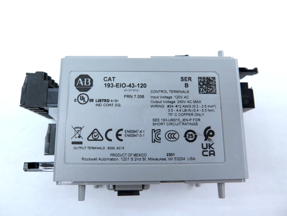 Allen-Bradley 193-EIO-43-120 Controller Module