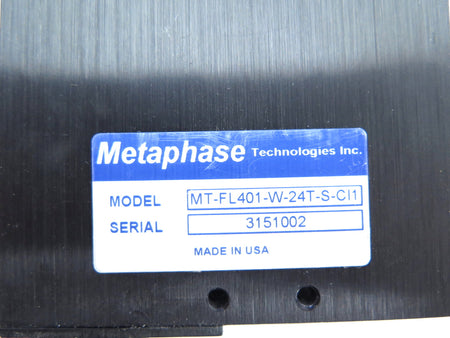 Metaphase MT FL401-W-24T-S-CI1 3151002 Light - Advance Operations