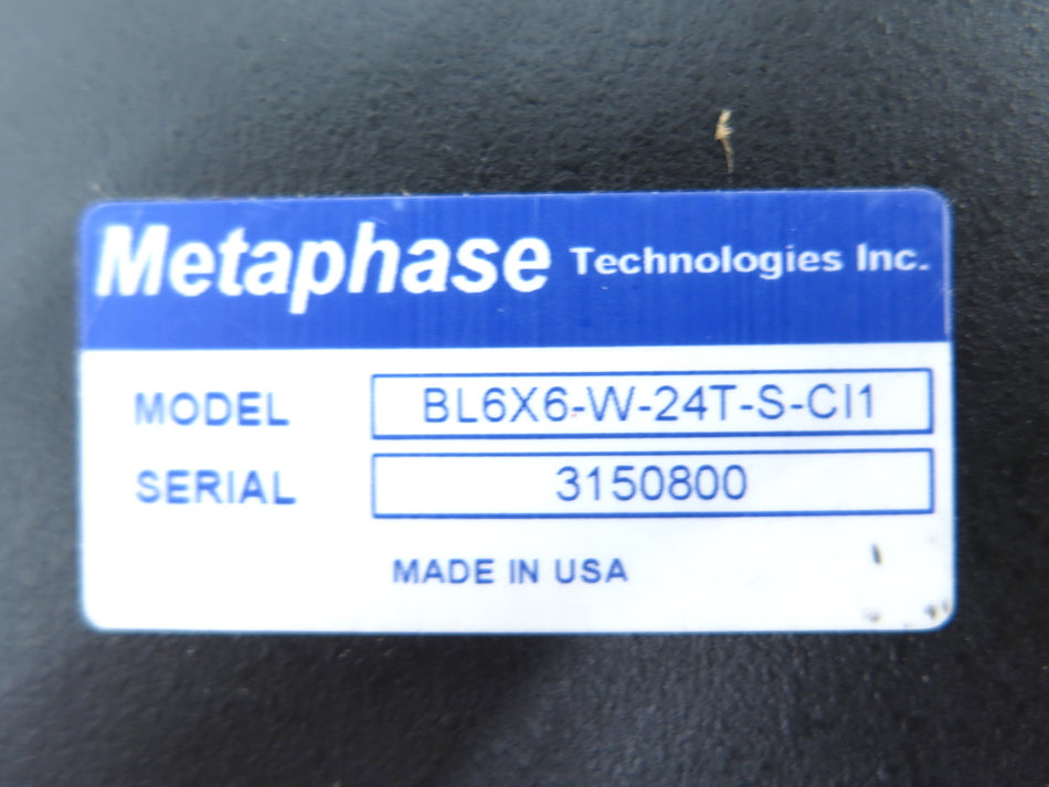 Metaphase MT BL6X6-W-24T-S-CI1 3150800 Light - Advance Operations