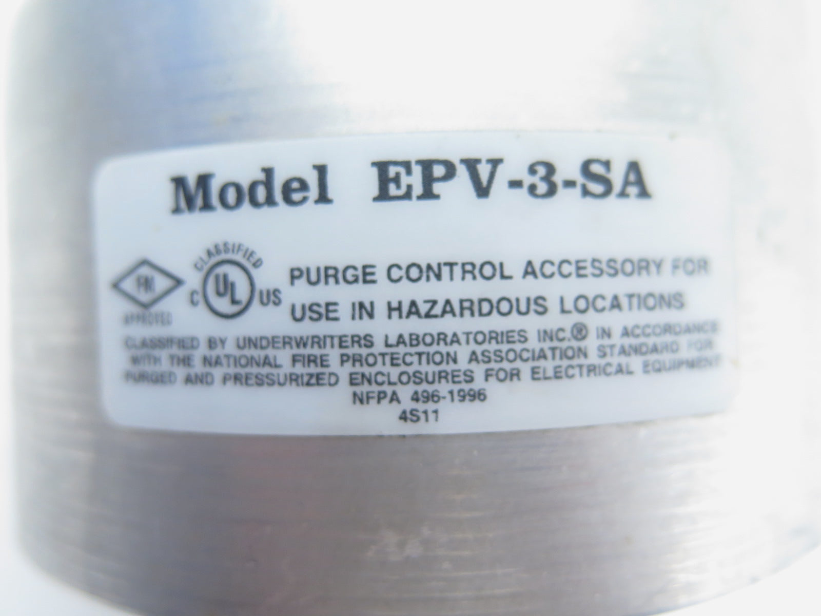 Pepperl+Fuchs EPV-3-SA Purge Control Vent - Advance Operations