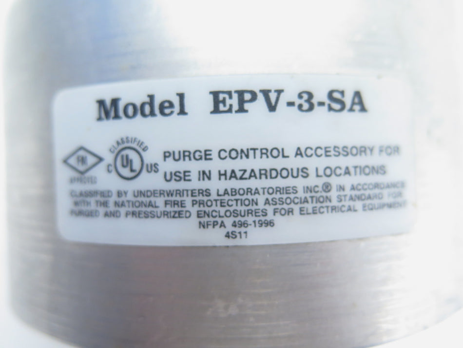Pepperl+Fuchs EPV-3-SA Purge Control Vent - Advance Operations