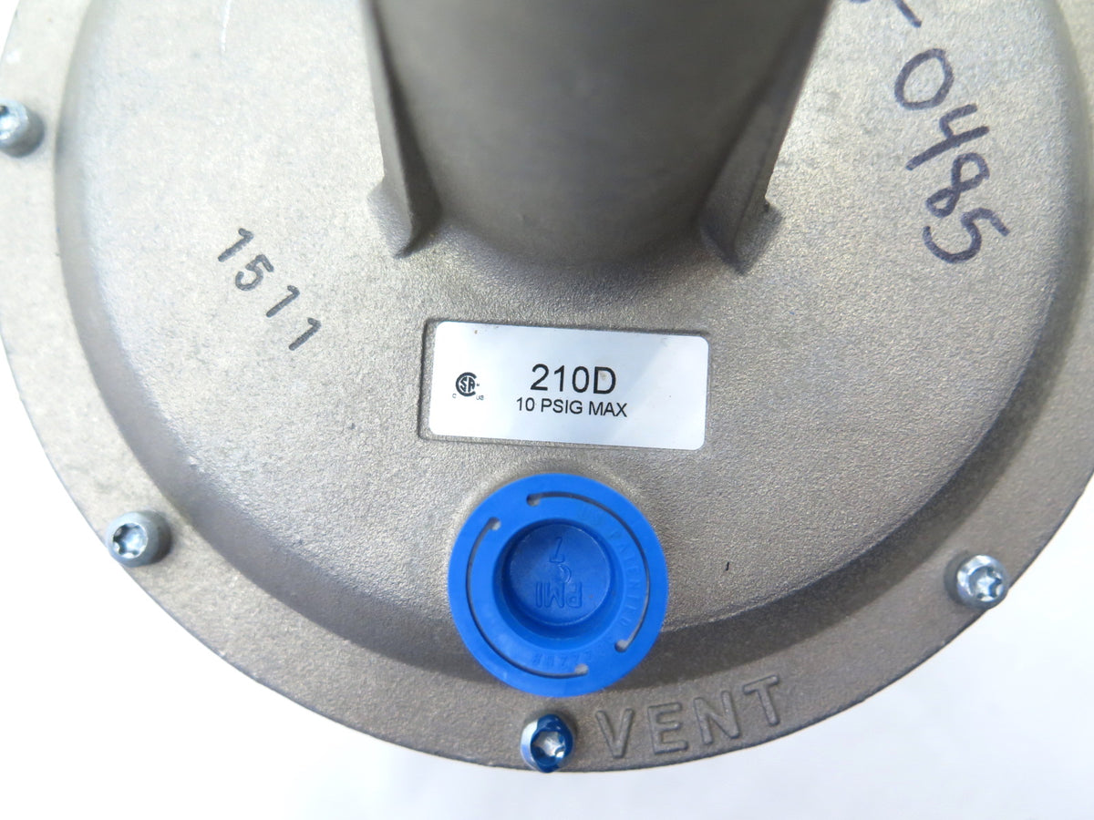 Maxitrol 210D 10 PSIG Gas Pressure Regulator - Advance Operations