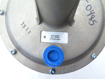 Maxitrol 210D 10 PSIG Gas Pressure Regulator - Advance Operations