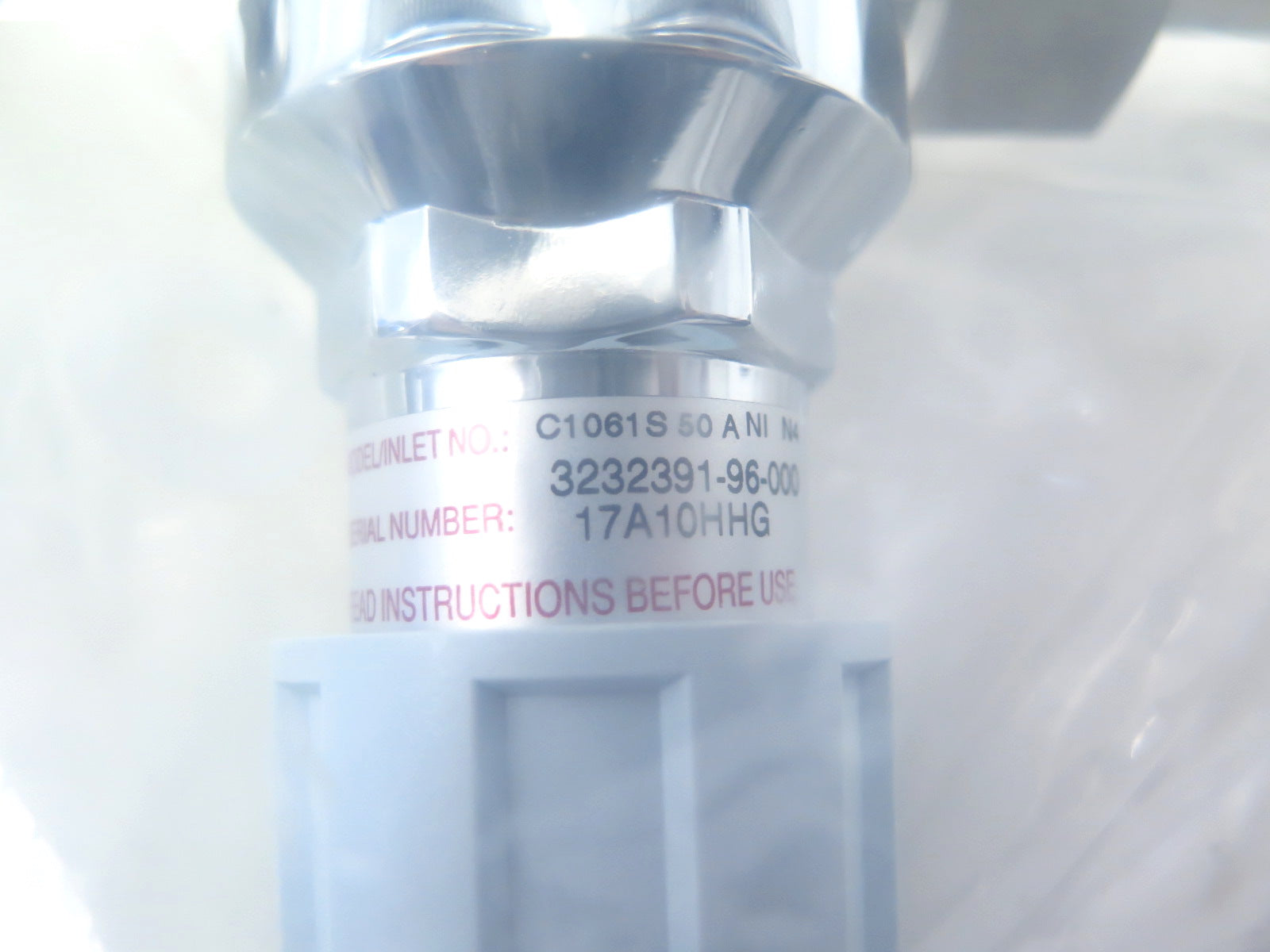 Linde HiQ C1061S 50 A NI N4 Pressure Regulator Sealed - Advance Operations