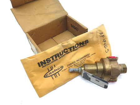 Cashco NPT 3381 BRZ/BRZ/BO/ Pressure Reducing Regulator 3/8" New - Advance Operations