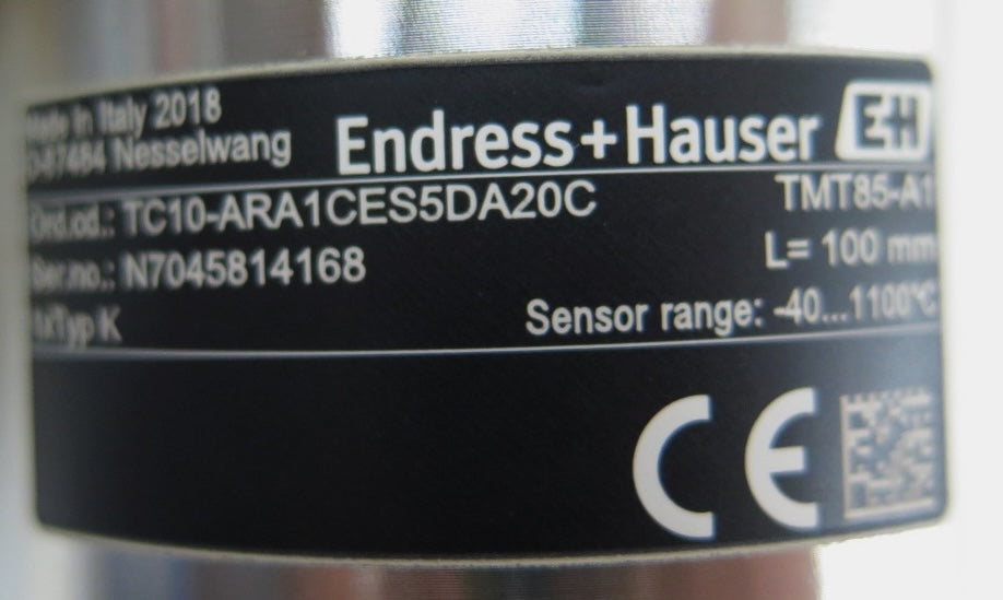 Endress + Hauser TC10 TMT85-A1 Thermocouple Temperature Transmitter - Advance Operations