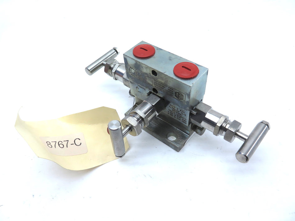 Hex HM53-25 3 Valve Liquid Gas Flange Manifold - Advance Operations