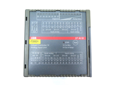 ABB 07 AI 91 Advant Controller 31 Analog Input Unit - Advance Operations