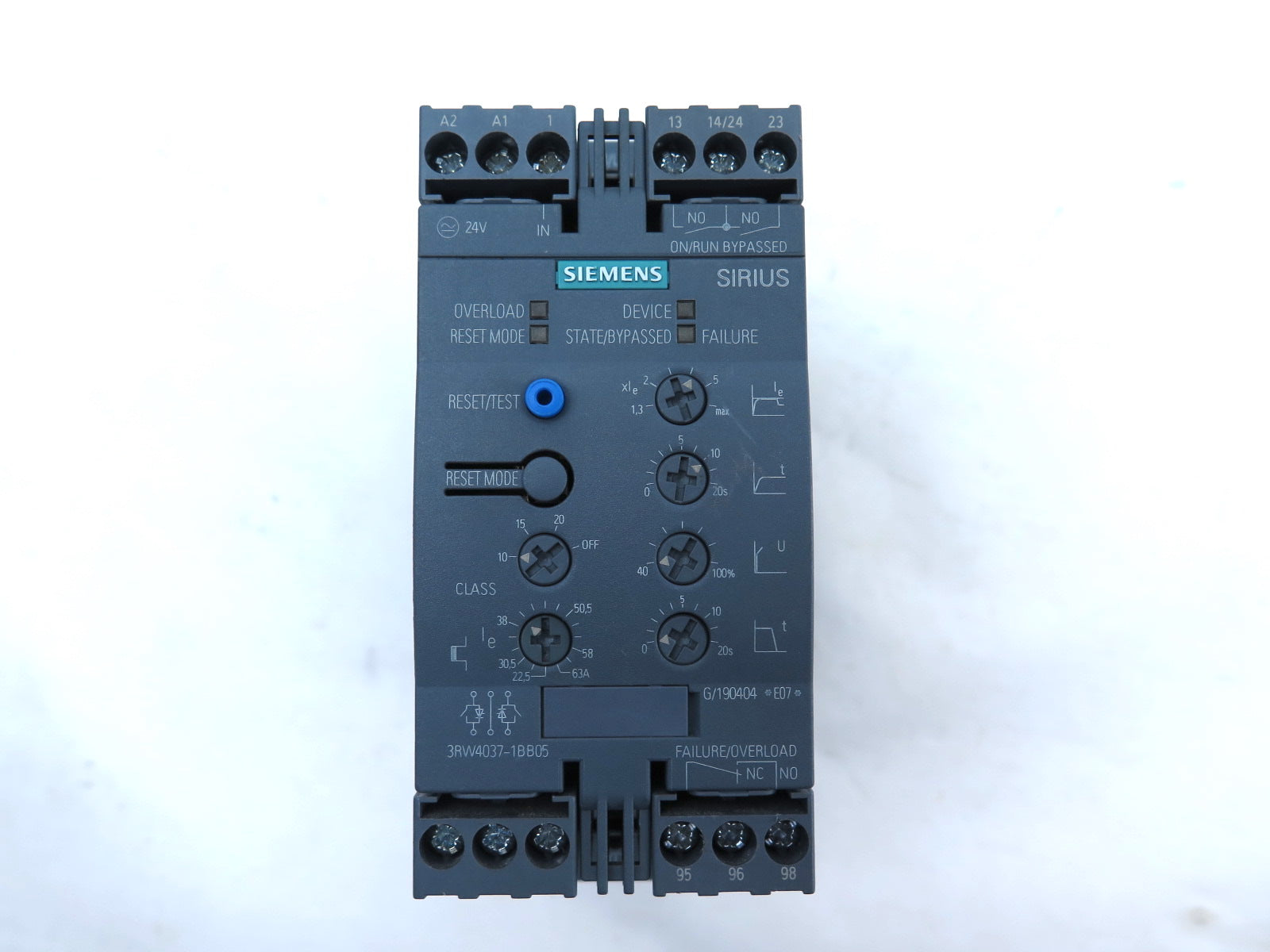 Siemens 3RW4037-1BB05 AC Semiconductor Soft Motor Start - Advance Operations