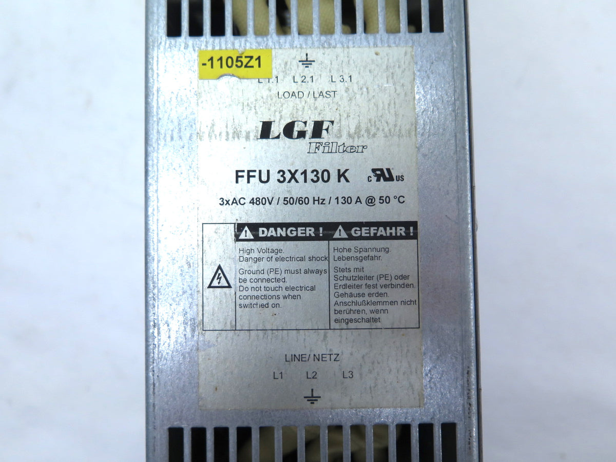 LGF Line Filter FFU 3X130 K Line Filter - Advance Operations