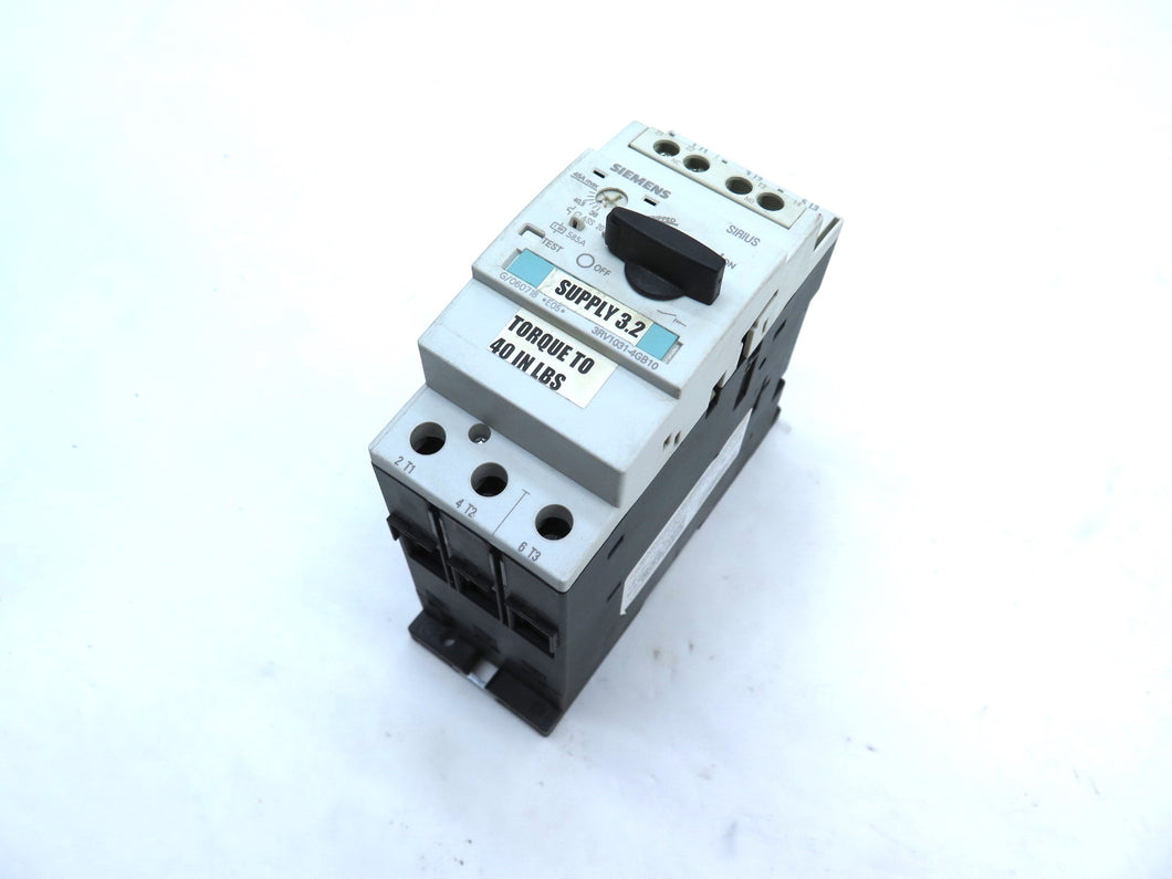 Siemens 3RV1031-4GB10 Molded Case Circuit Breaker