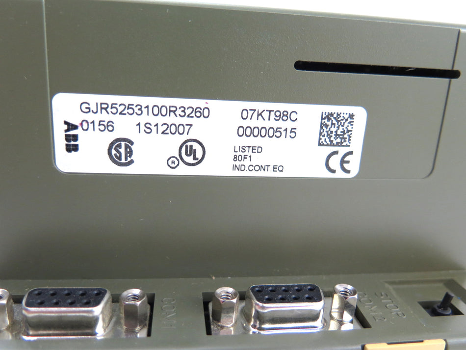 ABB GJR5253100R3260 07KT98C Programmable Logic Controler KBA L0055958 - Advance Operations
