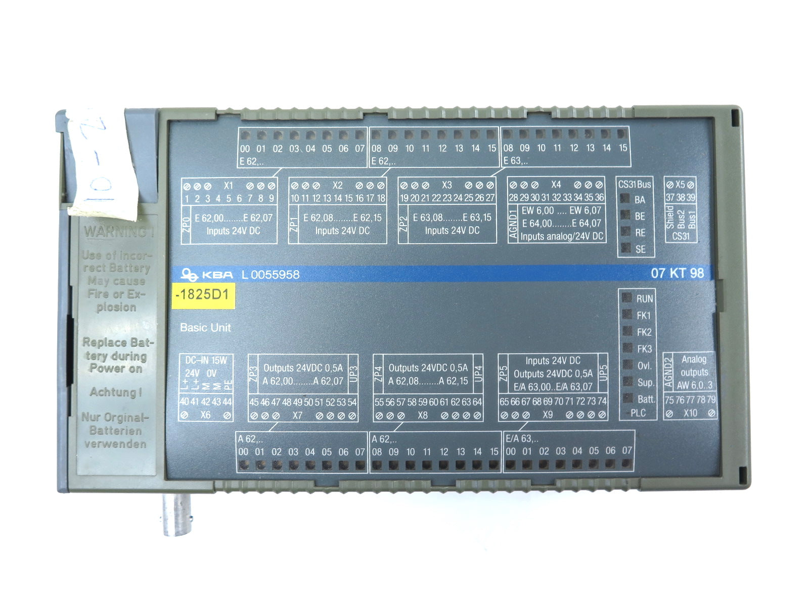 ABB GJR5253100R3260 07KT98C Programmable Logic Controler KBA L0055958 - Advance Operations