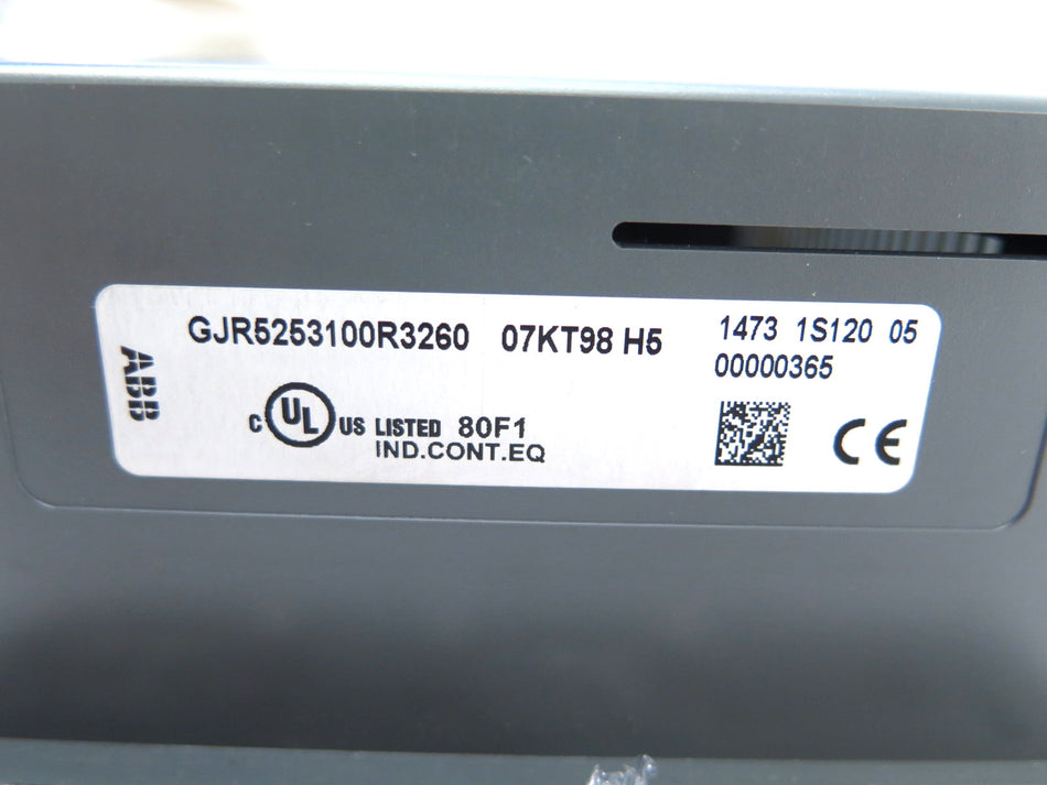 ABB GJR5253100R3260 07KT98 H5 Programmable Controler KBA L0055958 - Advance Operations