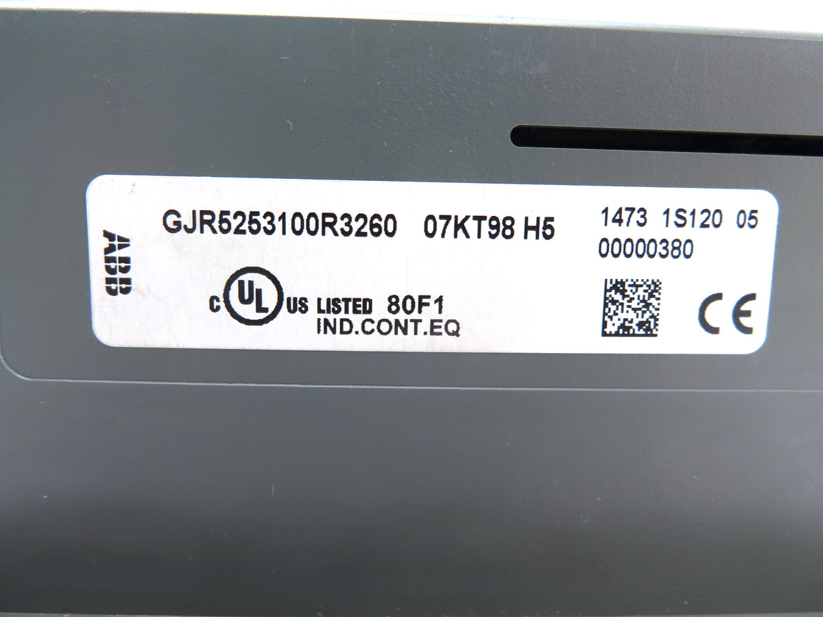 ABB GJR5253100R3260 07KT98 H5 Programmable Controler KBA L0055958 - Advance Operations