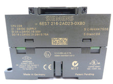 Load image into Gallery viewer, SIEMENS 6ES7216-2AD23-0XB0 SIMATIC S7-200 PLC Modukle Power Supply CPU 226
