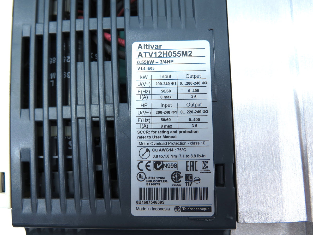 Schneider ATV12H055M2 Altivar Variable Speed Drive - Advance Operations