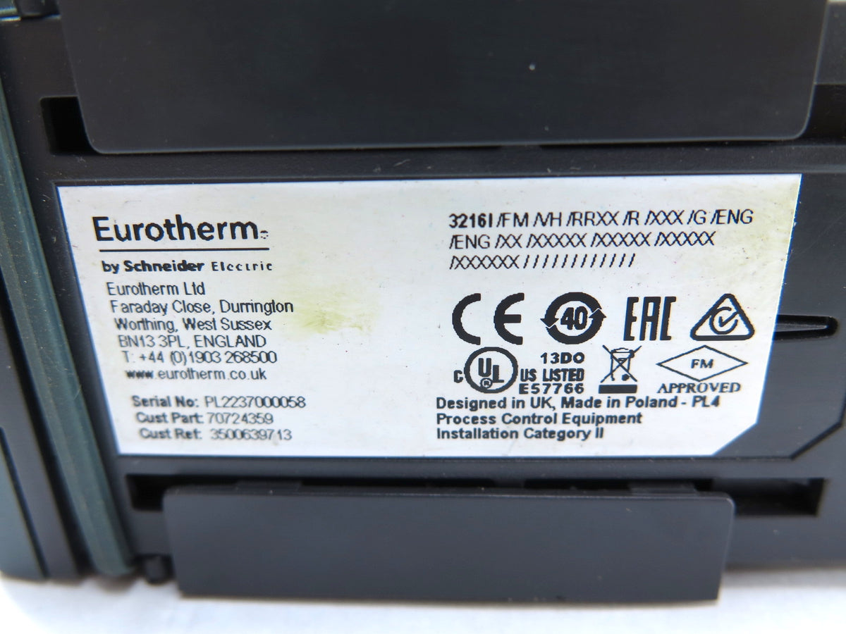 Eurotherm 32161/FM/VH/RRXX/R/XXX/G/ENG/ENG Controller - Advance Operations