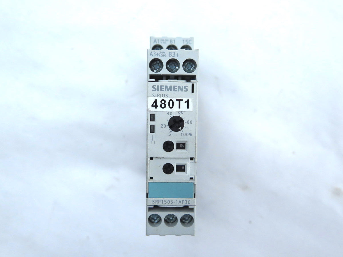 Siemens 3RP1505-1AP30 Time Relay - Advance Operations