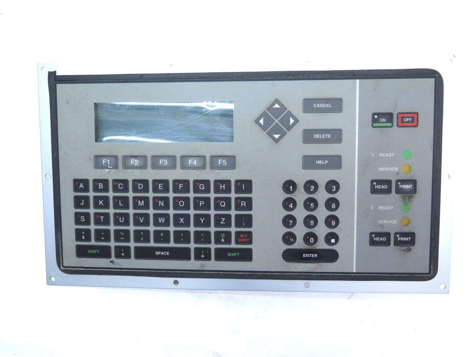 VideoJet 9370-01179-201/A 371677-01/B Model: AID-1 Operator Interface Panel - Advance Operations