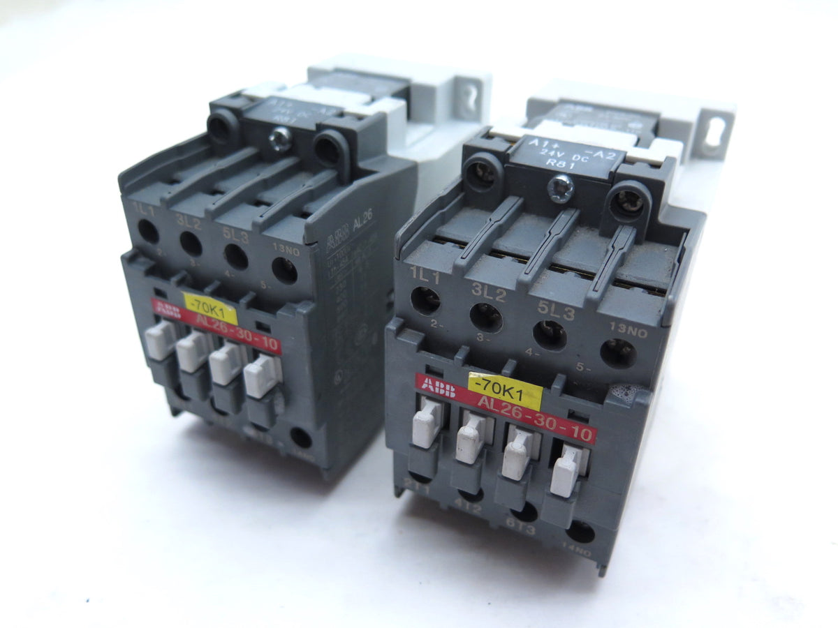 ABB AL26-30-10 Contactor Relay 24V DC - PACK OF 2 - Advance Operations