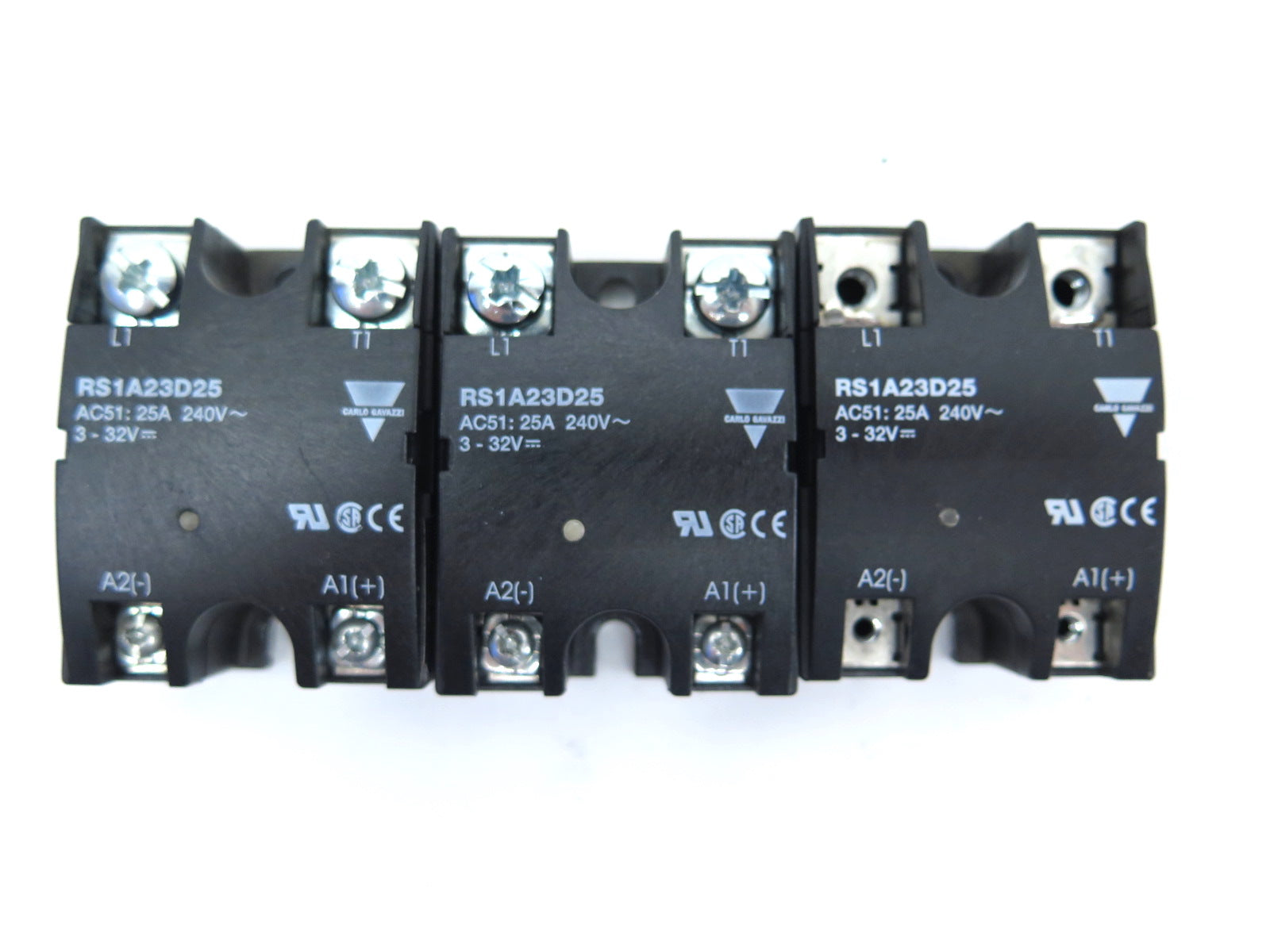 Carlo Gavazzi RS1A23D25 Solid State Relay - LOT OF 3 - Advance Operations