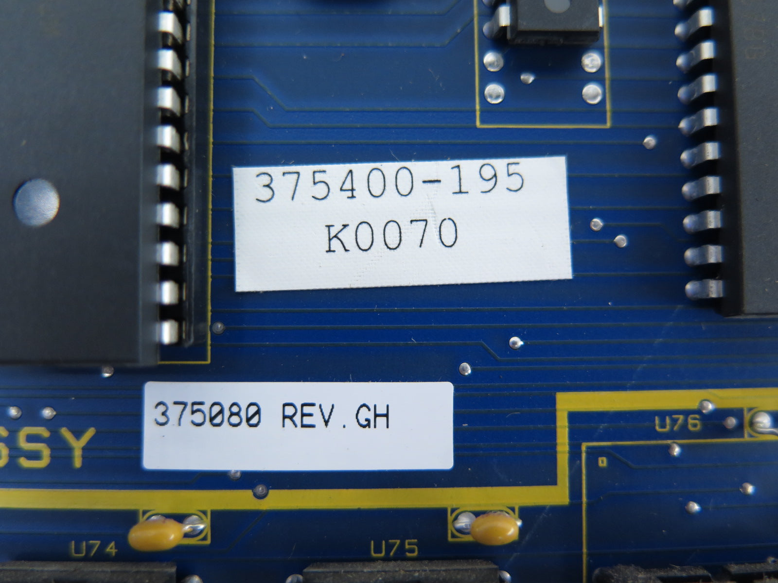 VideoJet 375400-195 | 375081-BB | 375080 Rev GF Circuit Board - Advance Operations