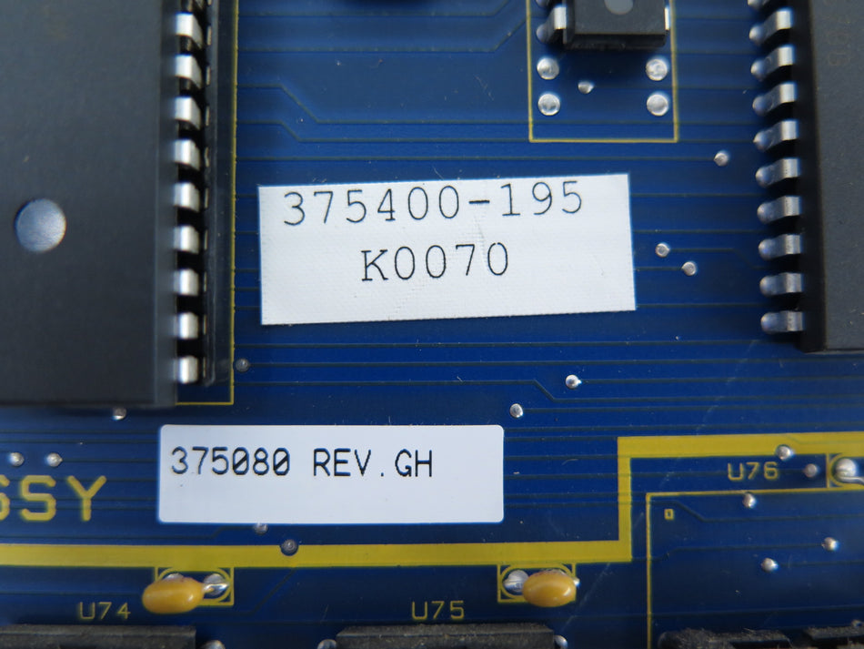 VideoJet 375400-195 | 375081-BB | 375080 Rev GF Circuit Board - Advance Operations
