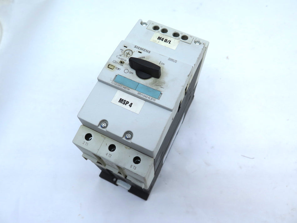 Siemens 3RV1042-4LB10 Motor Starter Circuit Breaker Contactor - Advance Operations
