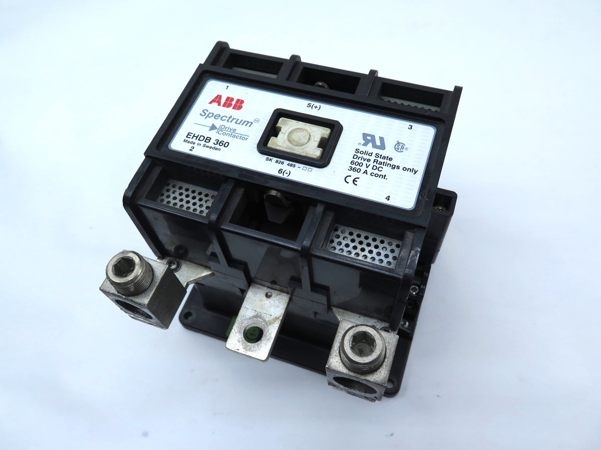 ABB Spectrum EHDB 360 Drive Contactor 600VDC 360A 120V coil - Advance Operations