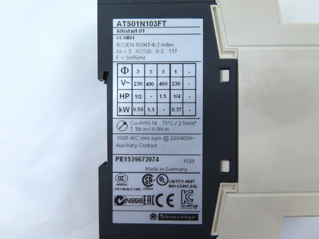 Schneider Electric ATS01N103FT Soft Starter - LOT OF 2 - Advance Operations