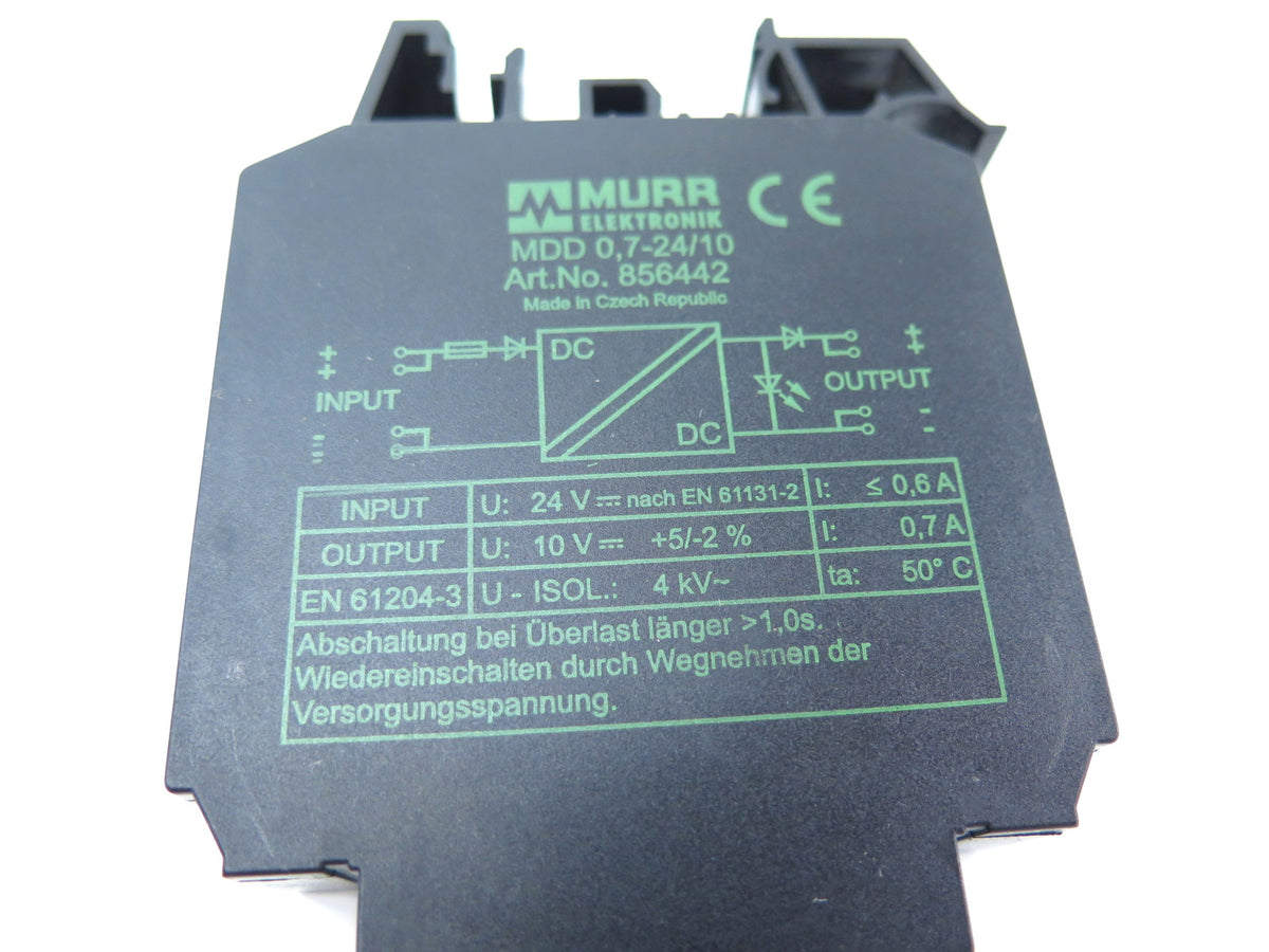 MURR Elektronik MDD 0.7-24/10 856442 Voltage Regulator - Advance Operations