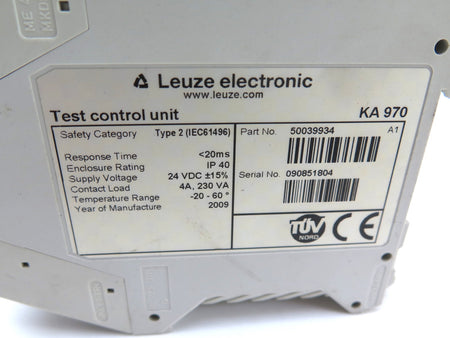 Leuze Electronic KA 970 L0848828 Control Unit - Advance Operations
