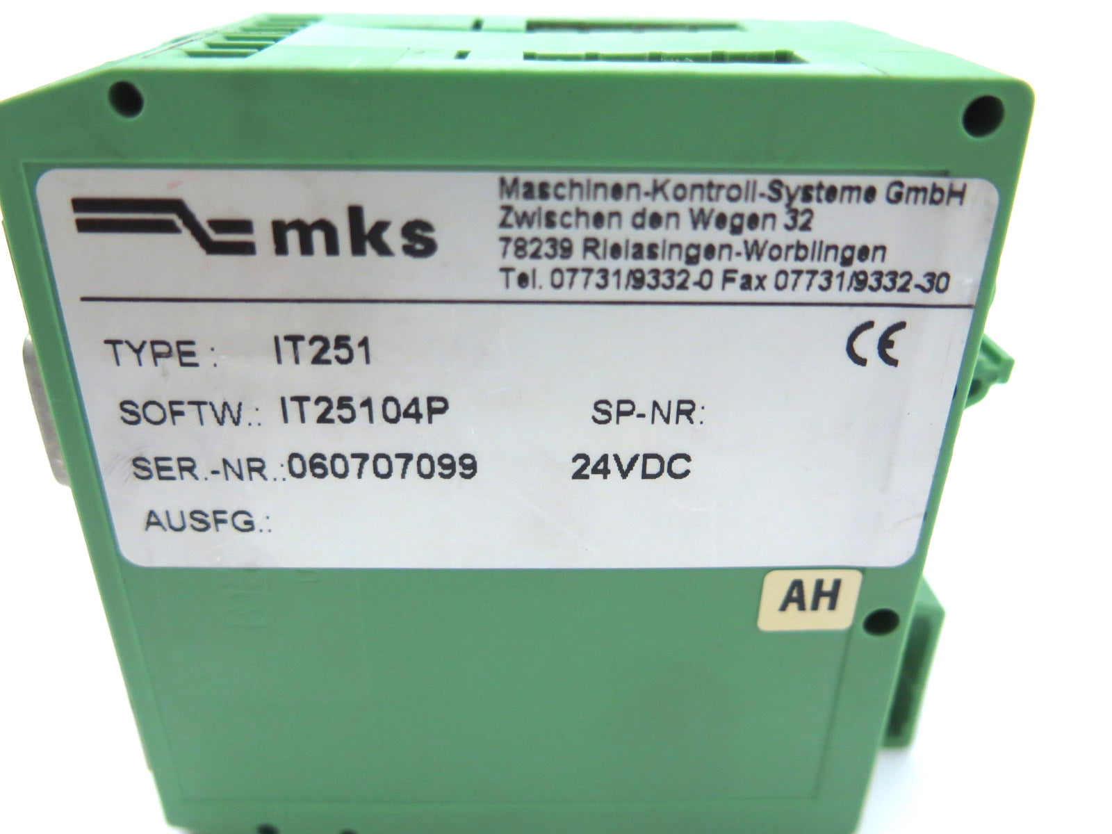 MKS IT251 Signal Switch Programmable Pulse Divider 24VDC - Advance Operations