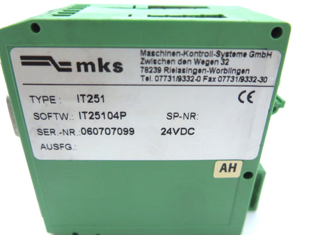 MKS IT251 Signal Switch Programmable Pulse Divider 24VDC - Advance Operations