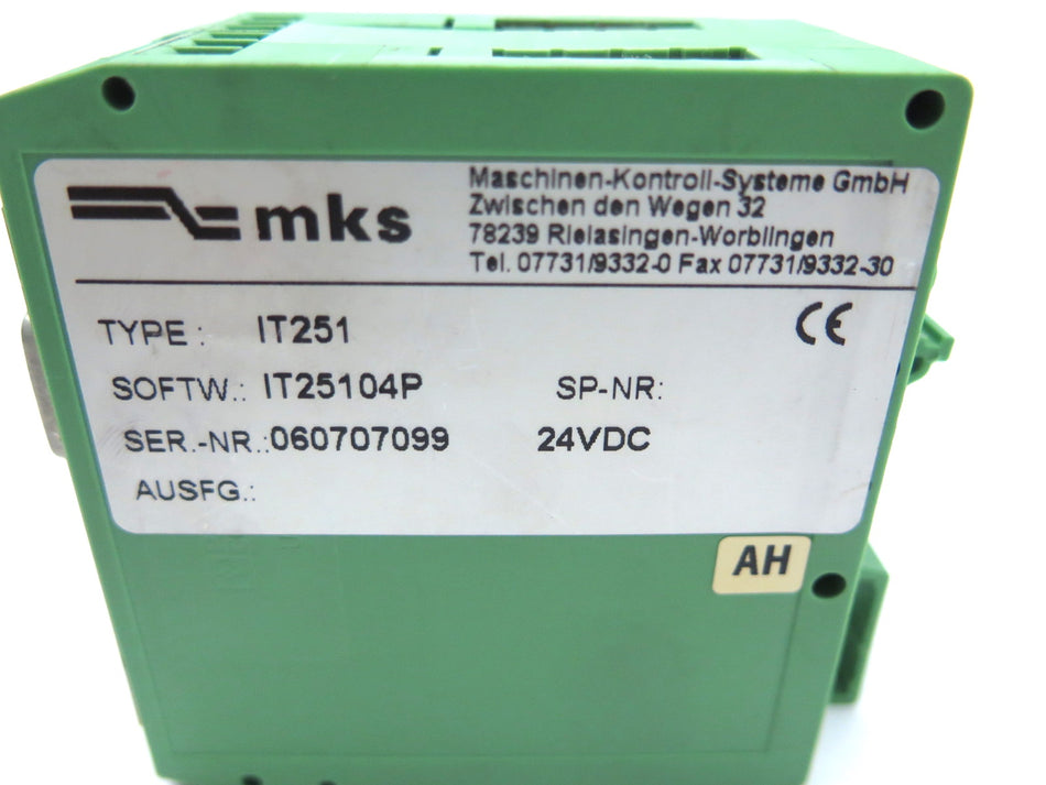 MKS IT251 Signal Switch Programmable Pulse Divider 24VDC - Advance Operations