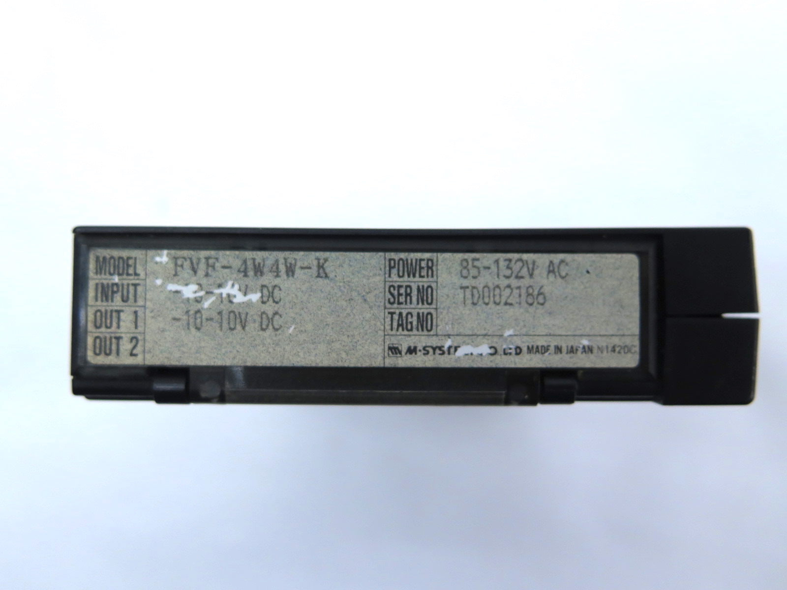 M-System FVF-4W4W-K Amplifier Module - Advance Operations
