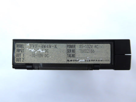 M-System FVF-4W4W-K Amplifier Module - Advance Operations
