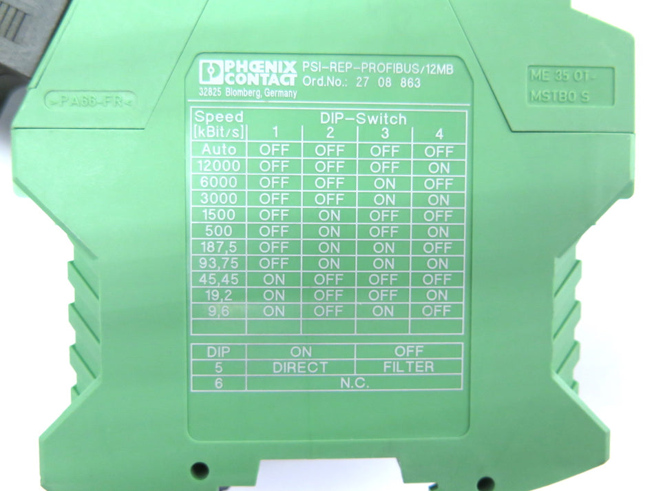 Phoenix Contact PSI-REP-PROFIBUS/12MB Repeater - Advance Operations
