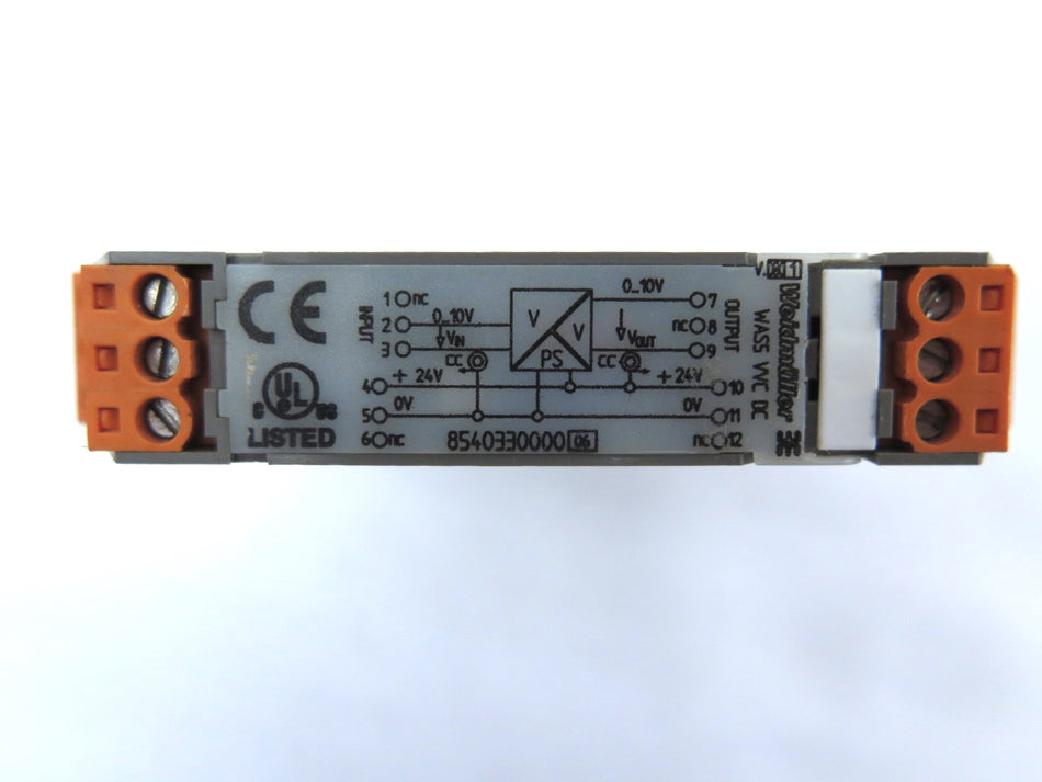 Weidmuller 8540330000 WAS5 VVC DC 24V Signal Isolator Converter - Advance Operations